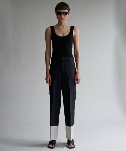Wool Rollup Slacks(スラックス)|INSCRIRE(アンスクリア)の Wool Rollup Slacks(スラックス)|INSCRIRE(アンスクリア)の