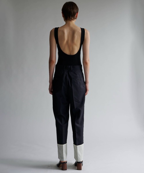 Wool Rollup Slacks（スラックス）｜INSCRIRE（アンスクリア）の
