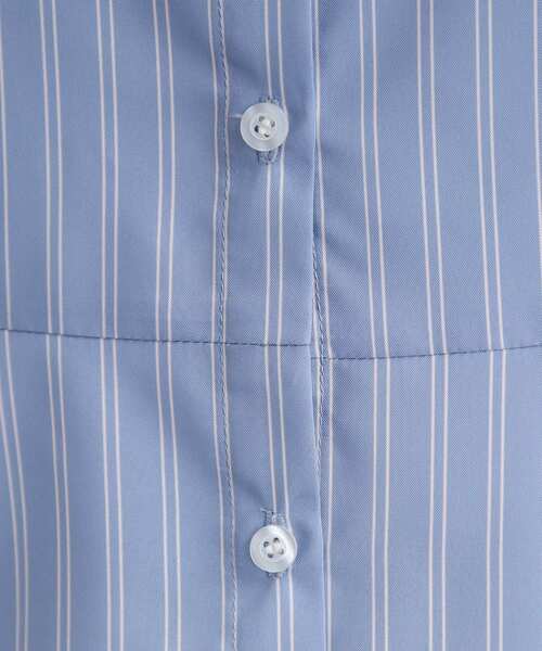 grove（グローブ）の「ペプラムスタンドネックシャツ（シャツ/ブラウス・レディース・オフホワイト/ネイビー系2/ブルー系2・01/02/03/04/05）」の12枚目の写真