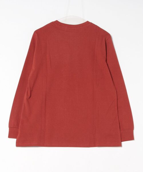 aimoha（アイモハ）の「ポケット付きシンプルロングスリーブTシャツ（Tシャツ/カットソー・レディース・ブラック/ダークグレー/オレンジ/イエロー/ホワイト・FREE）」の9枚目の写真