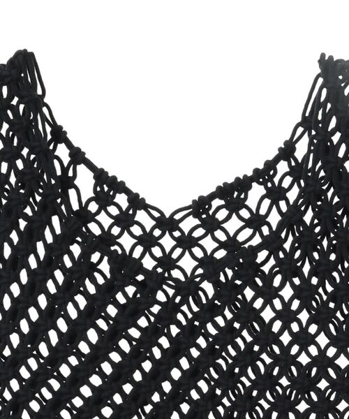 Green　Parks（グリーンパークス）の「マクラメベスト（ベスト・レディース・ホワイト系その他2/ブラック・FREE）」の21枚目の写真
