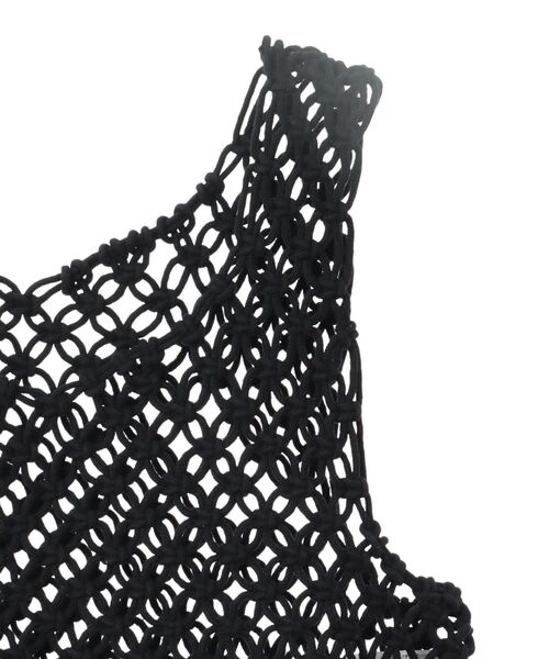 Green　Parks（グリーンパークス）の「マクラメベスト（ベスト・レディース・ホワイト系その他2/ブラック・FREE）」の22枚目の写真