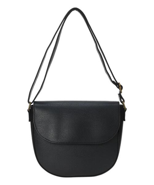 Samansa Mos2（サマンサ モスモス）の「ラウンドショルダーバッグ（ハンドバッグ・レディース・ブラック/ブラウン・F）」の2枚目の写真