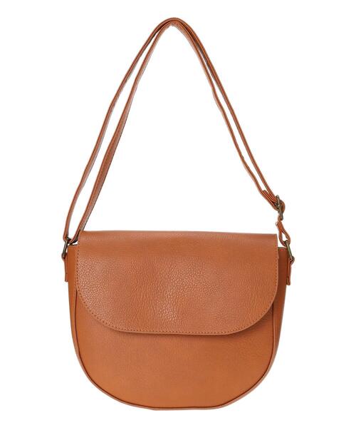 Samansa Mos2（サマンサ モスモス）の「ラウンドショルダーバッグ（ハンドバッグ・レディース・ブラック/ブラウン・F）」の3枚目の写真