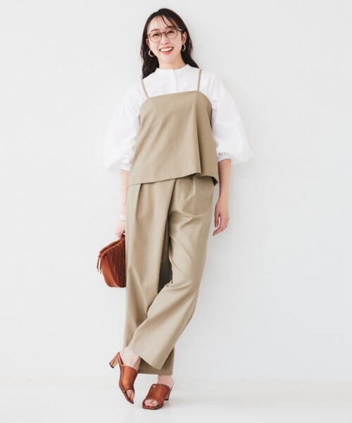 なつ 楽天市場】[今だけ1500円]とろみドレープワイドパンツ◇パンツ