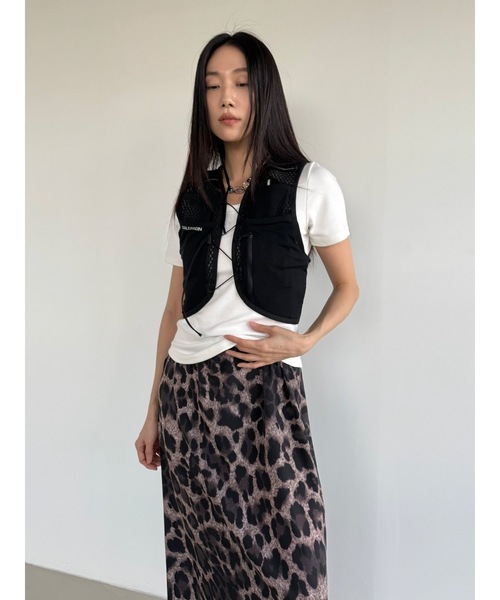 Didot.showroom(ディドット ショールーム)の「【DIDOT.】バンディングレオパードロングスカート(スカート・レディース・ブラウン/キャメル・FREE)」の10枚目の写真