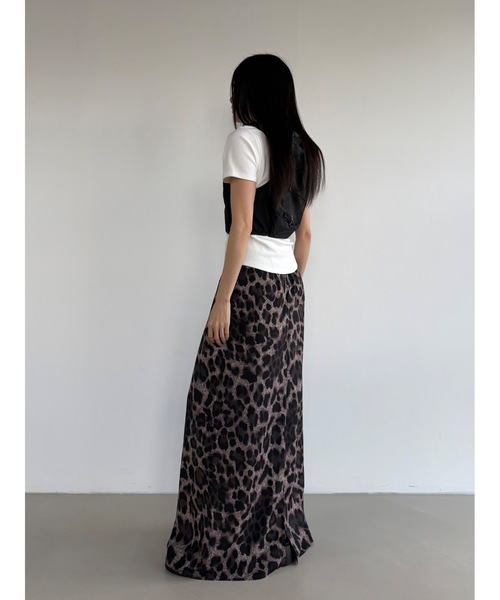 Didot.showroom(ディドット ショールーム)の「【DIDOT.】バンディングレオパードロングスカート(スカート・レディース・ブラウン/キャメル・FREE)」の14枚目の写真