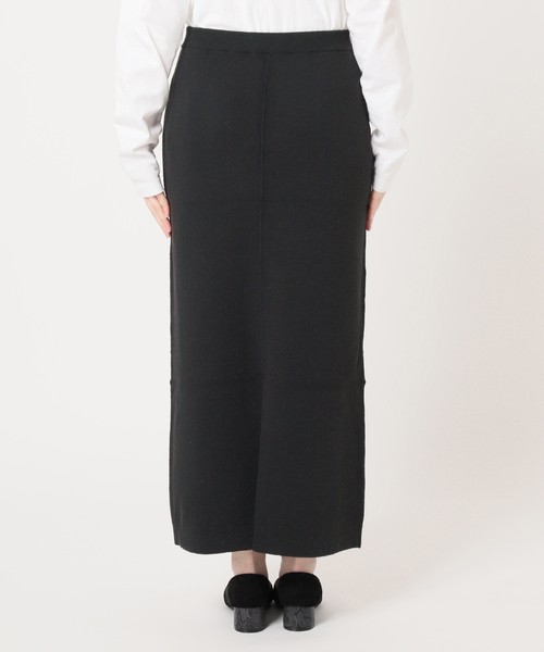 JOURNAL STANDARD relume（ジャーナルスタンダード　レリューム）の「リネンレーヨン総針Iラインスカート（スカート・レディース・チャコールグレー/ブラック・FREE）」の19枚目の写真