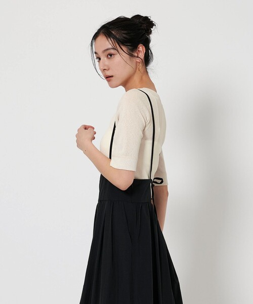 BEAUTY&YOUTH UNITED ARROWS(ビューティーアンドユースユナイテッドアローズ)の「コンパクト テレコカットソープルオーバー -2WAY-(Tシャツ/カットソー・レディース・オフホワイト/ブラック/ダークブラウン/ライム・FREE)」の10枚目の写真