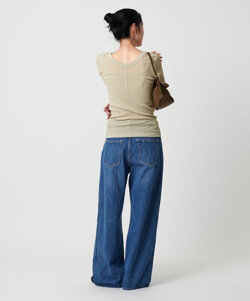 BEAUTY&YOUTH UNITED ARROWS(ビューティーアンドユースユナイテッドアローズ)の「コンパクト テレコカットソープルオーバー -2WAY-(Tシャツ/カットソー・レディース・オフホワイト/ブラック/ダークブラウン/ライム・FREE)」の21枚目の写真