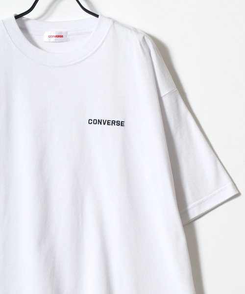 CONVERSE(コンバース)の「CONVERSE/コンバース COOLMAX/吸水速乾 ロゴ オールスター ワンポイント刺繍 半袖Tシャツ/無地T/レディース メンズ(Tシャツ/カットソー・レディース・オートミール/ベージュ/ネイビー/ブルー系その他/ホワイト/ホワイト系その他/ベージュ系その他/ピンク/ブラック/ブルーグリーン/ブラック系その他/ブルー・M/L/LL)」の13枚目の写真