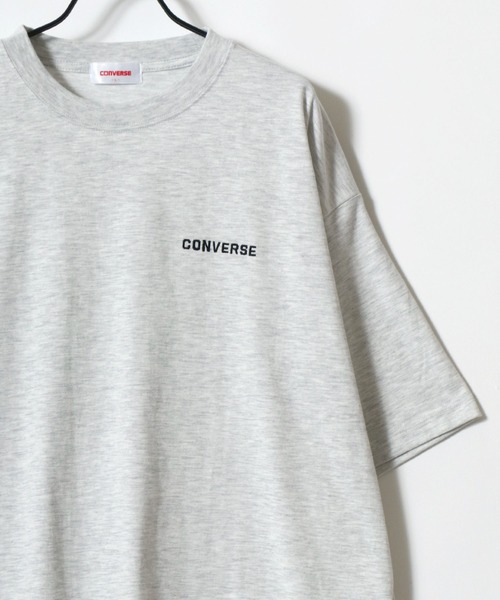 CONVERSE(コンバース)の「CONVERSE/コンバース COOLMAX/吸水速乾 ロゴ オールスター ワンポイント刺繍 半袖Tシャツ/無地T/レディース メンズ(Tシャツ/カットソー・レディース・オートミール/ベージュ/ネイビー/ブルー系その他/ホワイト/ホワイト系その他/ベージュ系その他/ピンク/ブラック/ブルーグリーン/ブラック系その他/ブルー・M/L/LL)」の16枚目の写真