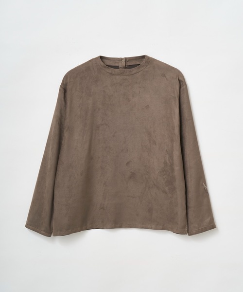 TROVE（トローヴ）の「TROVE 2025SS / MICRO SUEDE PULLOVER（シャツ/ブラウス・メンズ・ブラック/アッシュグレー・1/3）」の3枚目の写真