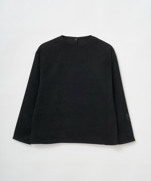 TROVE（トローヴ）の「TROVE 2025SS / MICRO SUEDE PULLOVER（シャツ/ブラウス・メンズ・ブラック/アッシュグレー・1/3）」の4枚目の写真