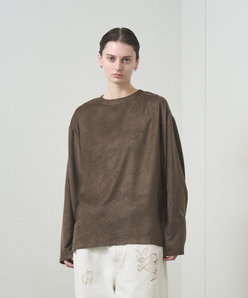 TROVE（トローヴ）の「TROVE 2025SS / MICRO SUEDE PULLOVER（シャツ/ブラウス・メンズ・ブラック/アッシュグレー・1/3）」の9枚目の写真