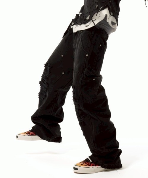 FR(13)NDS（フレンズ）の「FR(13)NDS/フレンズ/DoubleKnee Pants（その他パンツ・メンズ・ブラック/グレー/ブルー・L/M）」の2枚目の写真