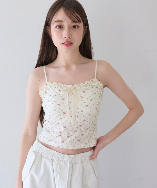 セール】フリルキャミ（キャミソール）｜OLIVE des OLIVE（オリーブデ