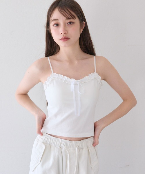 セール】フリルキャミ（キャミソール）｜OLIVE des OLIVE