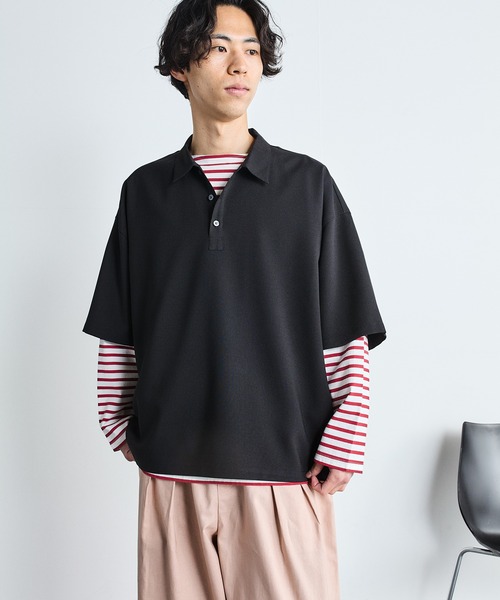 SHIPS.me(シップスミー)の「【ZOZO限定】SHIPS.me: ハーフスリーブワイドポロシャツ(ポロシャツ・メンズ・ブラック/ミント/ダークベージュ/ネイビー/ダークグレー・XL/L/M/S/XS)」の20枚目の写真
