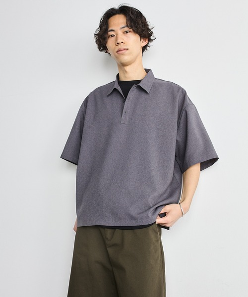 SHIPS.me(シップスミー)の「【ZOZO限定】SHIPS.me: ハーフスリーブワイドポロシャツ(ポロシャツ・メンズ・ブラック/ミント/ダークベージュ/ネイビー/ダークグレー・XL/L/M/S/XS)」の21枚目の写真