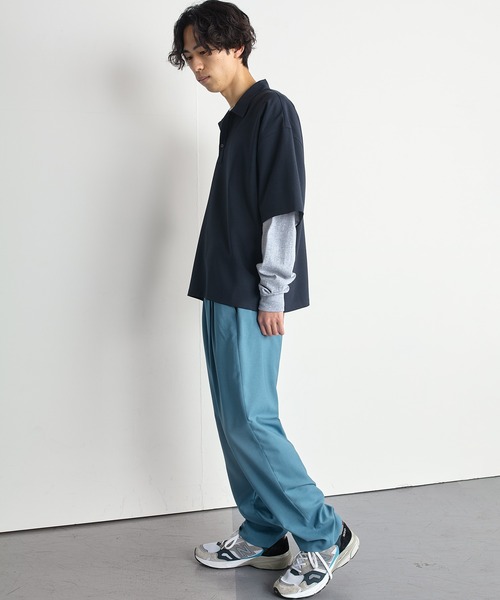 SHIPS.me(シップスミー)の「【ZOZO限定】SHIPS.me: ハーフスリーブワイドポロシャツ(ポロシャツ・メンズ・ブラック/ミント/ダークベージュ/ネイビー/ダークグレー・XL/L/M/S/XS)」の11枚目の写真