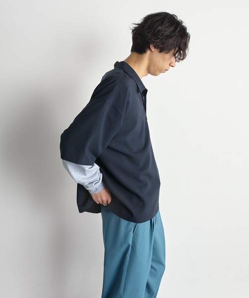 SHIPS.me(シップスミー)の「【ZOZO限定】SHIPS.me: ハーフスリーブワイドポロシャツ(ポロシャツ・メンズ・ブラック/ミント/ダークベージュ/ネイビー/ダークグレー・XL/L/M/S/XS)」の17枚目の写真