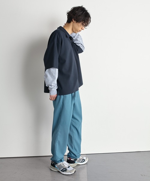 SHIPS.me(シップスミー)の「【ZOZO限定】SHIPS.me: ハーフスリーブワイドポロシャツ(ポロシャツ・メンズ・ブラック/ミント/ダークベージュ/ネイビー/ダークグレー・XL/L/M/S/XS)」の13枚目の写真