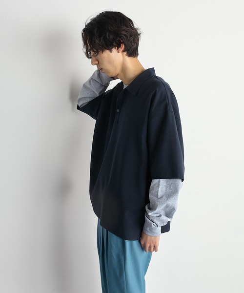 SHIPS.me(シップスミー)の「【ZOZO限定】SHIPS.me: ハーフスリーブワイドポロシャツ(ポロシャツ・メンズ・ブラック/ミント/ダークベージュ/ネイビー/ダークグレー・XL/L/M/S/XS)」の15枚目の写真