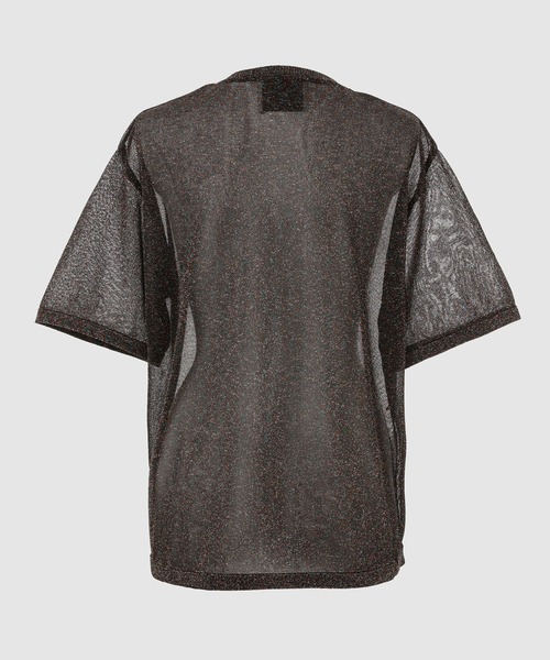 TAN（タン）の「SHINY BOX T-SHIRT（Tシャツ/カットソー・レディース・ブラック・FREE）」の2枚目の写真