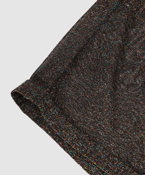 TAN（タン）の「SHINY BOX T-SHIRT（Tシャツ/カットソー・レディース・ブラック・FREE）」の5枚目の写真