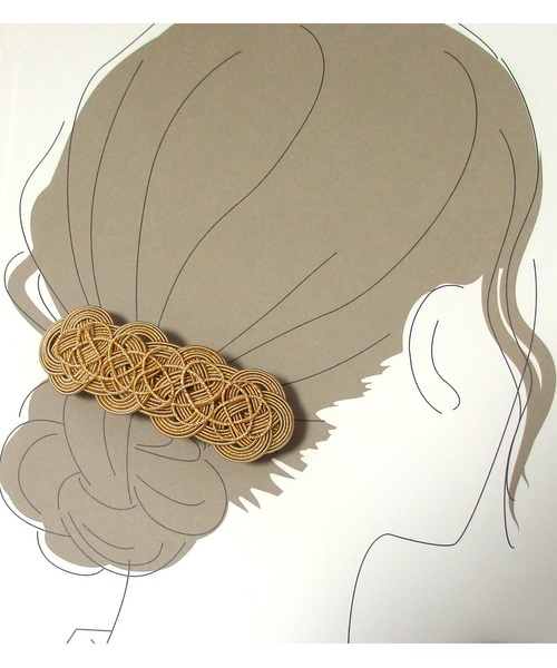 Shin】[Shin]水引バレッタ(MA)（バレッタ/ヘアクリップ）｜tone