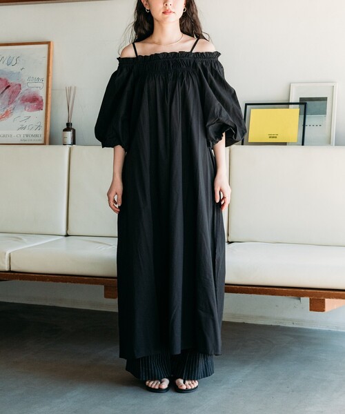 IMVAL Off Shoulder Dress インヴァル ワンピース 0519092715_682a7ae379667.JPG
