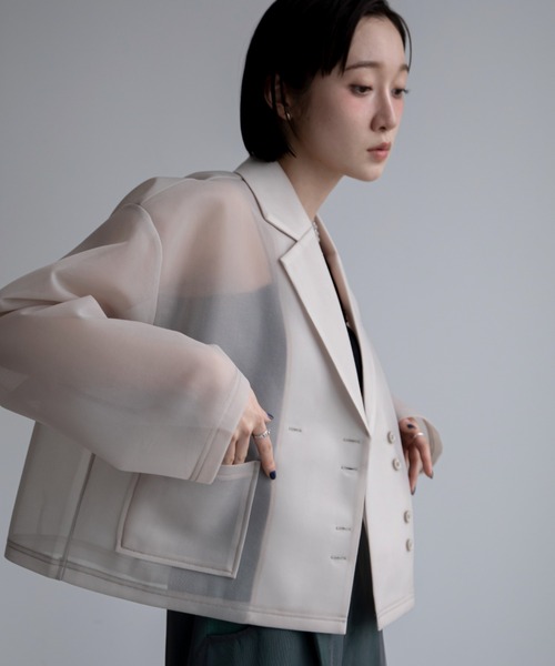 アトリエダンタン Berg ショートジャケット テーラードジャケット Atelier d'antan Berg ショートジャケット
