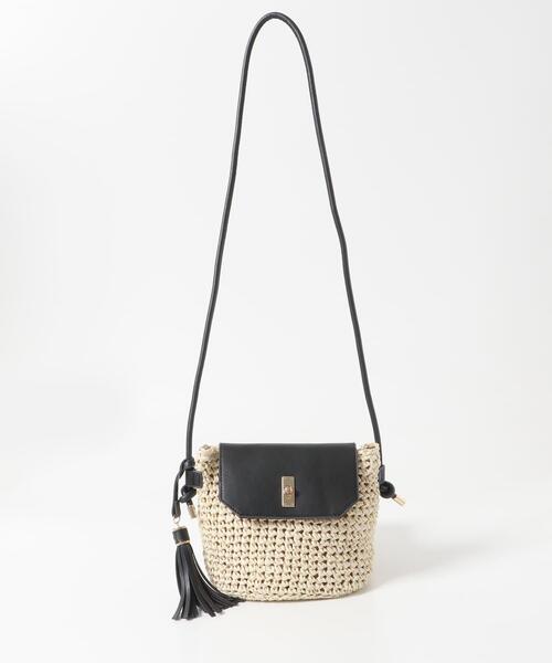 RODE SKO（ロデスコ）の「ペーパーコンビショルダーバッグ（ショルダーバッグ・レディース・ナチュラル/キャメル/ベージュ系その他・ONE）」の17枚目の写真