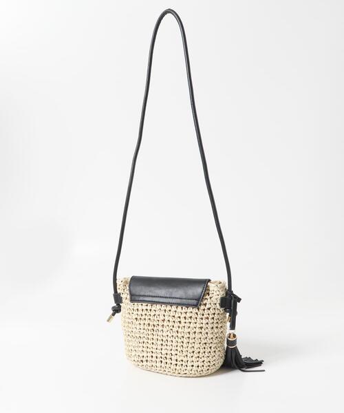 RODE SKO（ロデスコ）の「ペーパーコンビショルダーバッグ（ショルダーバッグ・レディース・ナチュラル/キャメル/ベージュ系その他・ONE）」の18枚目の写真