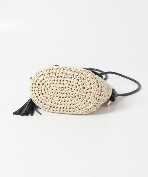 RODE SKO（ロデスコ）の「ペーパーコンビショルダーバッグ（ショルダーバッグ・レディース・ナチュラル/キャメル/ベージュ系その他・ONE）」の19枚目の写真