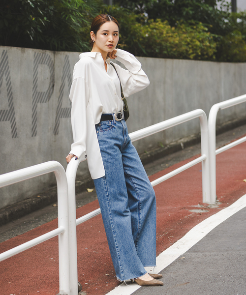 Noble(ノーブル)の「《追加》シーズンカラープレーンシャツ 12(シャツ/ブラウス・レディース・ホワイト/ベージュ・FREE)」の21枚目の写真