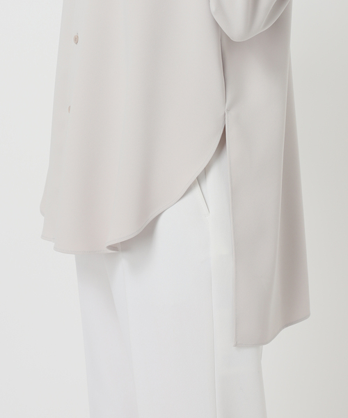 Noble(ノーブル)の「《追加》シーズンカラープレーンシャツ 12(シャツ/ブラウス・レディース・ホワイト/ベージュ・FREE)」の9枚目の写真