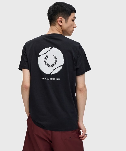 フレッドペリー fredperry Tシャツ メンズ Lサイズ 黒 ワン