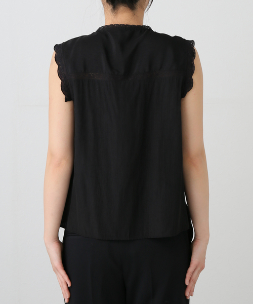 PROVOKE (プロヴォーク)の「【PROVOKE/プロヴォーク】embroidery Nosleeve blouse(シャツ/ブラウス・レディース・ブラック・FREE)」の9枚目の写真