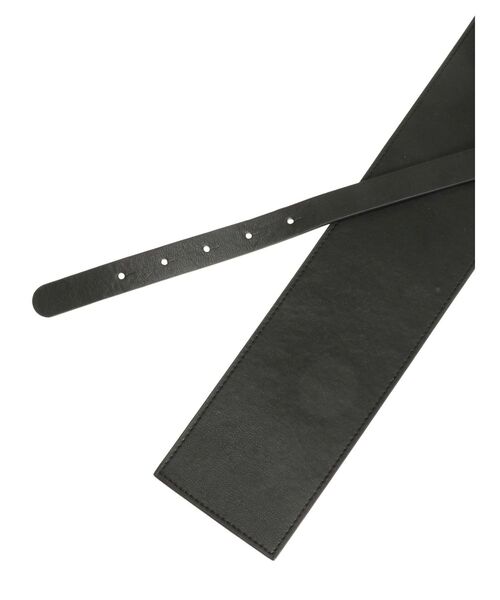 MERCURYDUO（マーキュリーデュオ）の「ビット付きコルセットベルト（ベルト・レディース・アイボリー/ブラック・FREE）」の4枚目の写真