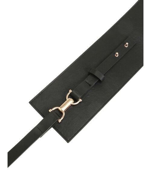 MERCURYDUO（マーキュリーデュオ）の「ビット付きコルセットベルト（ベルト・レディース・アイボリー/ブラック・FREE）」の5枚目の写真