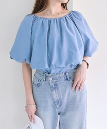 【軽い着心地◎】バルーンブラウス
