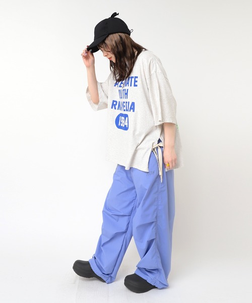 RNA(アールエヌエー)の「R4353 ニータックボリュームパンツ(その他パンツ・レディース・レッド/ブラック/パープル・MEDIUM)」の13枚目の写真