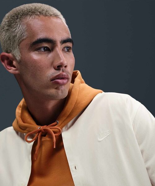 NIKE（ナイキ）の「ナイキ クラブ メンズ ショートスリーブ ボタンダウン シャツ / Nike Club Men's Short-Sleeve Button-Down Shirt HJ2030-133 Sail（シャツ/ブラウス・メンズ・クリーム・L/M/S/2XL/XL）」の7枚目の写真