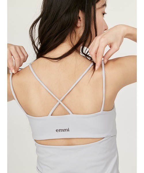 emmi(エミ)の「サステナレッチキャミソール(キャミソール・レディース・ミント/ライトグレー/ダークブラウン・0/1)」の9枚目の写真