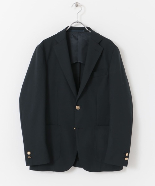 アーバンリサーチドアーズコンバットウール紺ブレ金ボタンCORDURA