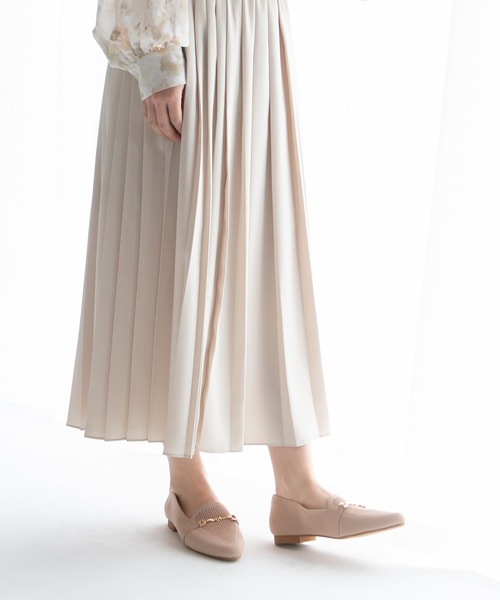 JELLY BEANS（ジェリービーンズ）の「ビット付きニットローファー(215-53163)JELLY BEANS(ジェリービーンズ)（ローファー・レディース・ベージュ系/ブラック/ピンクベージュ・22.5/23/23.5/24/24.5）」の13枚目の写真