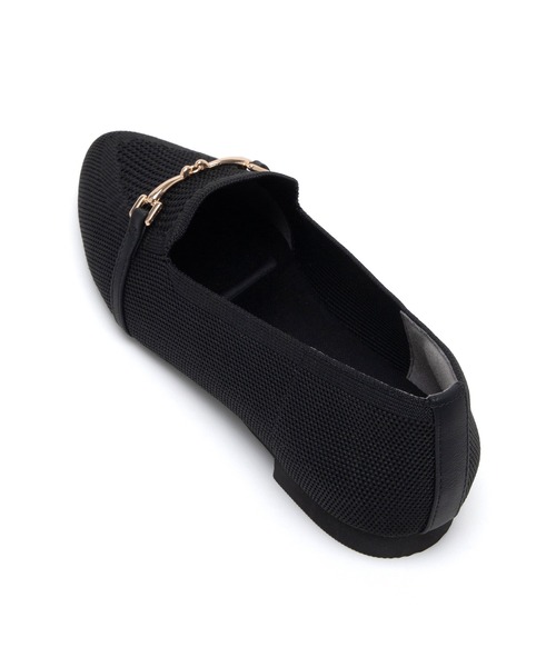 JELLY BEANS（ジェリービーンズ）の「ビット付きニットローファー(215-53163)JELLY BEANS(ジェリービーンズ)（ローファー・レディース・ベージュ系/ブラック/ピンクベージュ・22.5/23/23.5/24/24.5）」の19枚目の写真