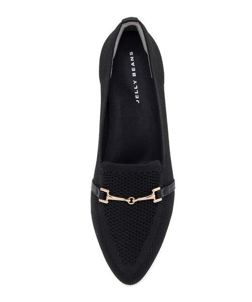 JELLY BEANS（ジェリービーンズ）の「ビット付きニットローファー(215-53163)JELLY BEANS(ジェリービーンズ)（ローファー・レディース・ベージュ系/ブラック/ピンクベージュ・22.5/23/23.5/24/24.5）」の20枚目の写真